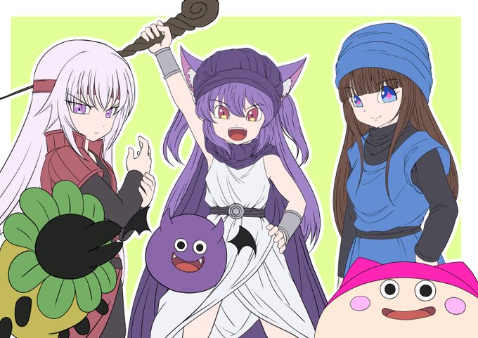 「purple hair staff」 illustration images(Latest)｜2pages