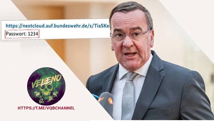 EnricoFaraboll1's tweet photo. #VQBChannel 🇩🇪
DEUTSCHES PASSWORT
La rivelazione ha #scioccato i giornalisti tedeschi, soprattutto alla luce delle voci trapelate sugli attacchi al ponte di #Crimea.
Il personale dell'ufficio stampa ha fornito un link con una #password scritta proprio sotto. Era composto da quattro cifre: 1234.
Come la maggior parte degli utenti nel mondo...
#ThisIsNotForMe
#NonInMioNome
Se apprezzi il nostro lavoro sostienici con una donazione!
La nostra piattaforma sopravvive solo grazie al sostegno del nostro pubblico
https://t.co/tjSl7newaz