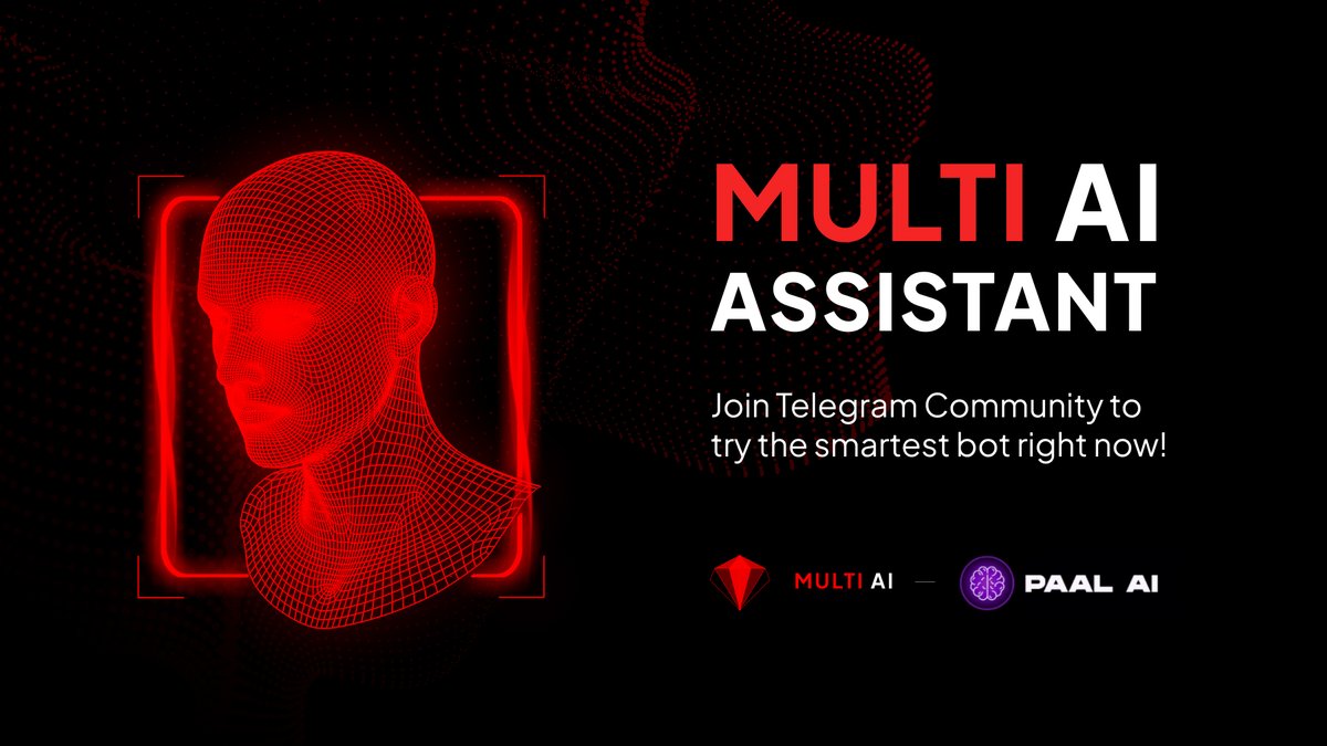 We are pleased to announce that together with the @PaalMind Team, we have developed a smart AI Assistant for our main community. The bot is already implemented: it collects statistics, answers any questions about Multi AI or crypto, and can engage in dialogue. You can try the…