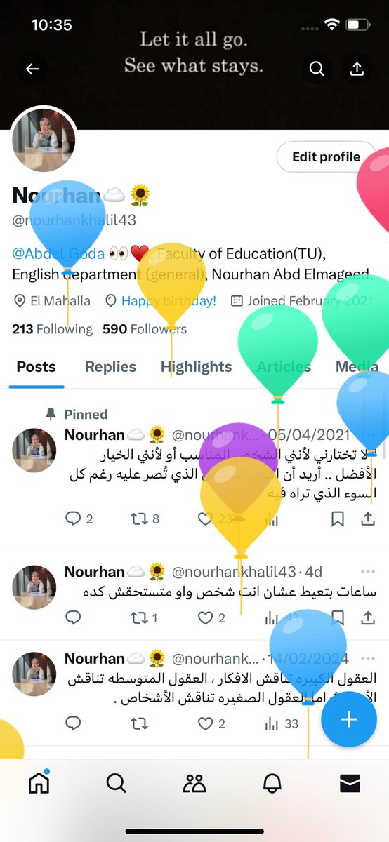 23🥳
قولت الحق البلالين 💃🏻😂