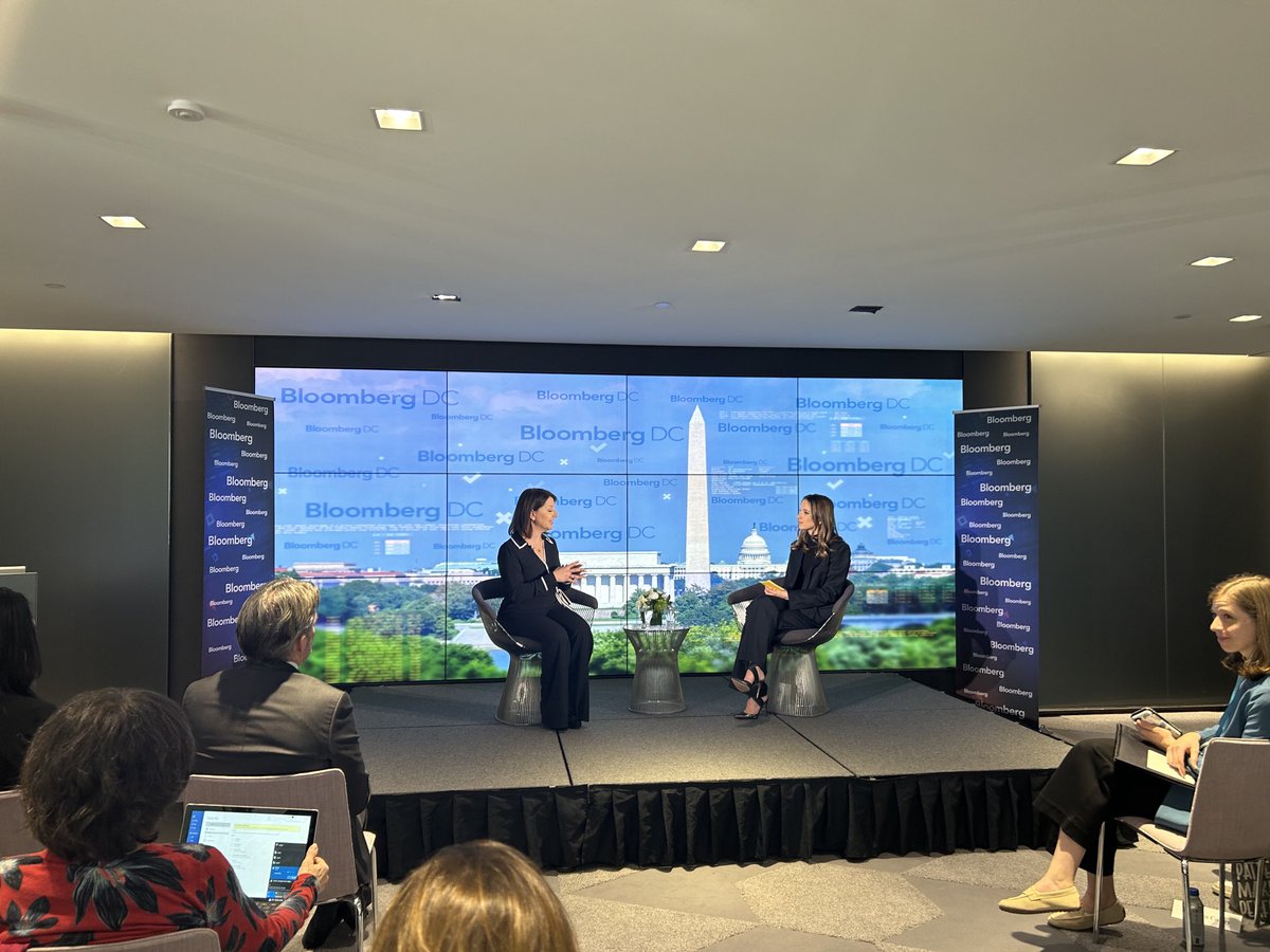 Dr. Mandy Cohen, director of the Centers for Disease Control and Prevention, speaking w/ ⁦@rileyraygriffin⁩ at ⁦@business⁩ event in Washington… on covid, Cohen says “this virus is constantly changing” and says it’s critical U.S. does not get “complacent.”