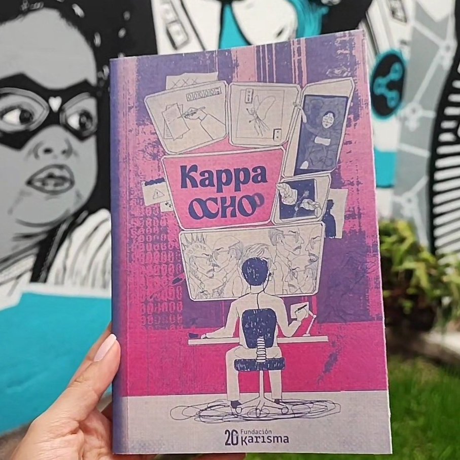¡Conoce Kappa 8!📗 Un libro de cinco relatos de ciencia ficción hecho a múltiples manos por parte de nuestro equipo en el que decidimos mirar al futuro con las gafas de la ciencia ficción. Pueden leerlo en línea o descargarlo en PDF o EPUB aquí👇 kappa8.karisma.org.co