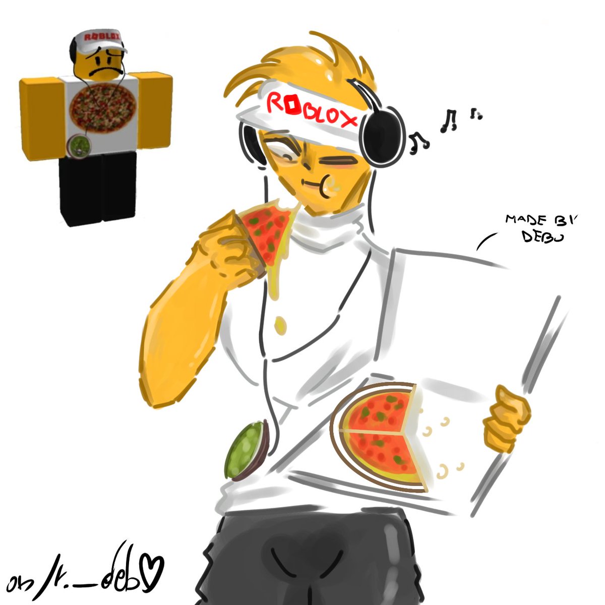 onlydeb0's tweet image. Lel #robloxdrawing #roblox #noob