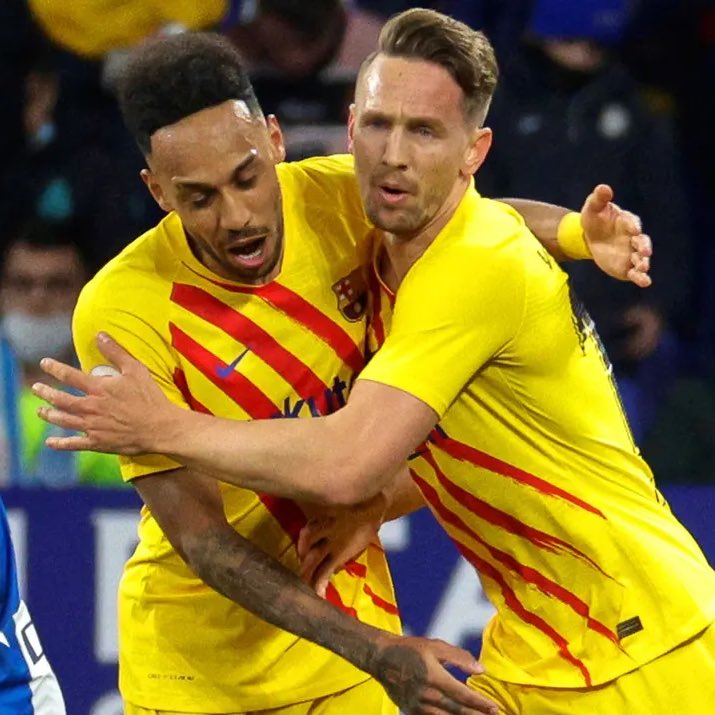 🗣️Pierre-Emerick Aubameyang: “En el Barça era tan feliz que hasta iba a entrenar cuando teníamos días libres. Puedo decir abiertamente que en Barcelona disfruté de los mejores seis meses de mi carrera como futbolista”. #FCBarcelona