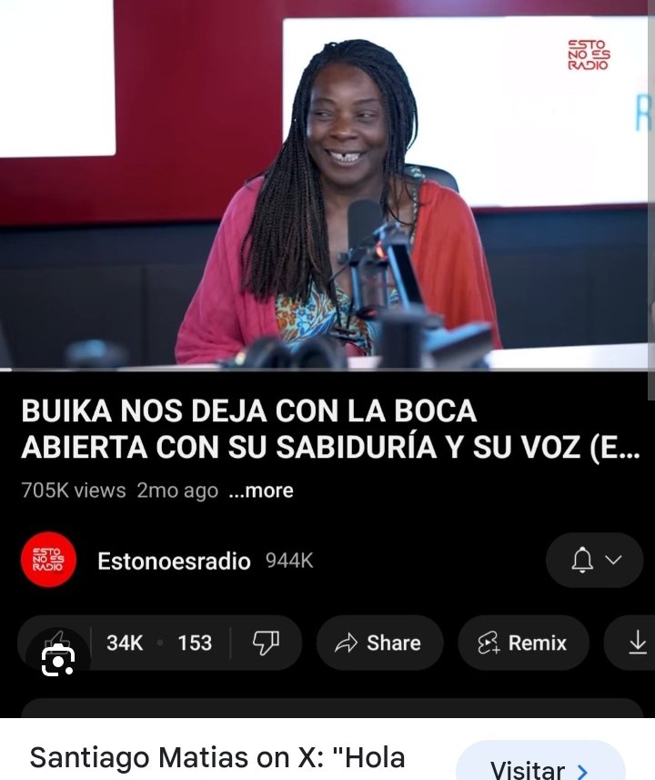 Para mi está ha <a href="/Buikafans/">BUIKA 𝒻𝒶𝓃𝓈</a> <a href="/BuikaMusic/">BUIKA MUSIC OFICIAL</a> <a href="/buikar11/">.</a> sido la mejor entrevista realizada por la producción <a href="/matiasgarciard/">Santiago Matias</a> de toda su historia la he visto más de 5 veces <a href="/honyestrella/">Hony Estrella</a> <a href="/casalsbate/">Pedro Manuel Casals</a> <a href="/relsantana/">Ariel Santana</a> <a href="/RamontolentinoT/">Ramon Tolentino</a>
