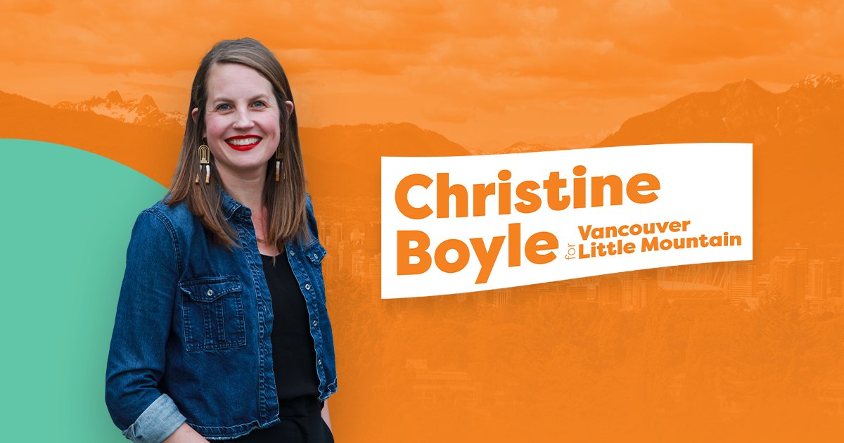 christineeboyle's tweet photo. The @bcndp, led by my friend @Dave_Eby, has been taking big swings to solve BC’s intractable problems.

Housing, transit, affordability, they've been leading on important issues Vancouverites care about.

That’s why I’m seeking the NDP nomination in Vancouver-Little Mountain. 1/ https://t.co/6Xt35gxo8B