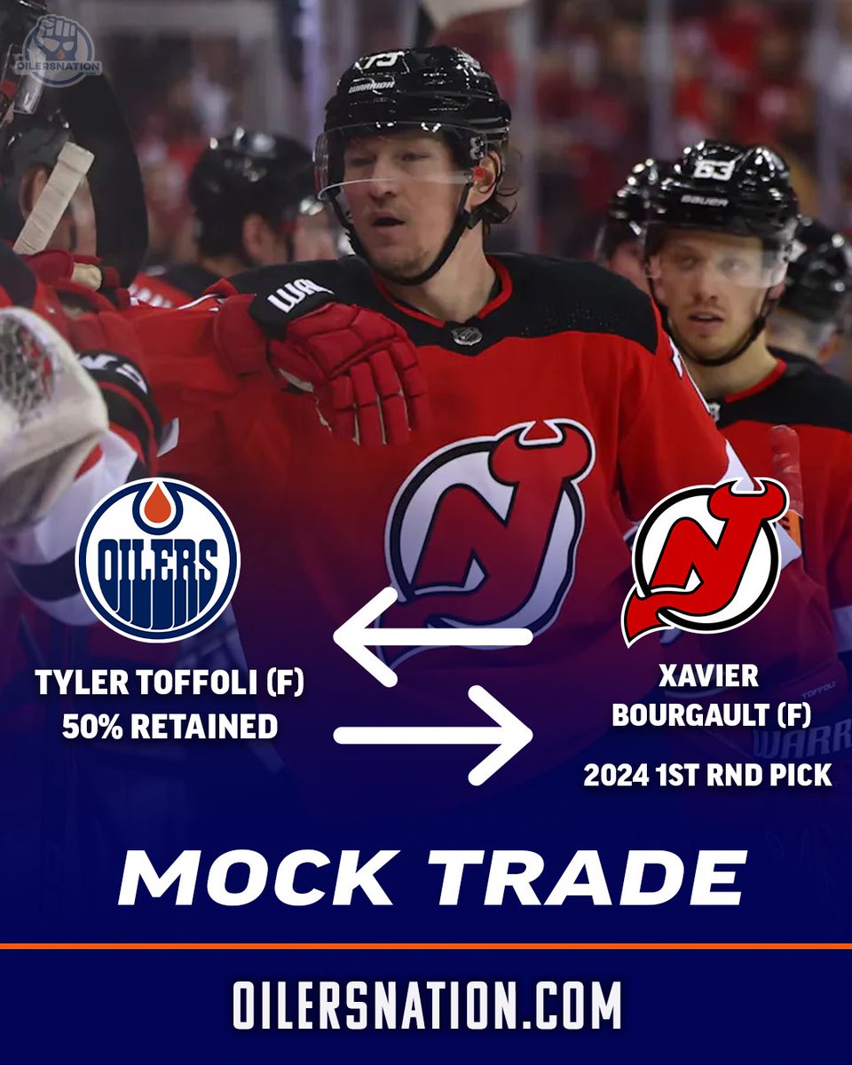 OilersNation's tweet image. As presented on Oilersnation Everyday 

Would you do this trade for Tyler Toffoli?!