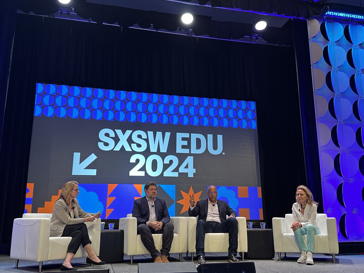 katefdp's tweet photo. ⁦@JIMSEDU⁩ - when we see the very best teachers, what are they doing that the others are not doing?…if it really is what works for whom in what context &amp; you have 30 young people in front of you not one..knowing how to reach each of them…most can’t. Can Ai help?#sxswedu https://t.co/zVVYKOLeNx