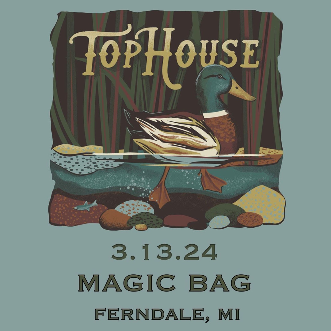 🚨🚨🚨Low Ticket Alert!🚨🚨🚨
🖤Coming soon to the Magic Bag🖤
TopHouse with The Wildwoods
Wed, March 13 | Tix: $20 adv | 7 pm | All Ages
Ticket Link: tinyurl.com/2we4fwxt
#TopHouse #TheMagicBag #Ferndale
#TagTheBag #TheWildwoods
#OnSale #JustAnnounced <a href="/Wildwoodsband/">The Wildwoods</a>