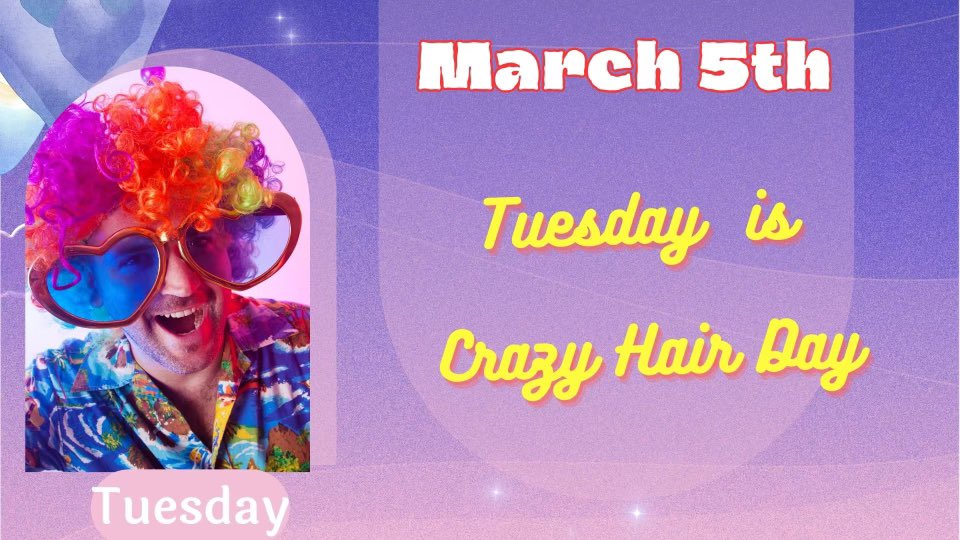 Let’s see your crazy hair tomorrow <a href="/StAnneOCSB/">St. Anne School</a>