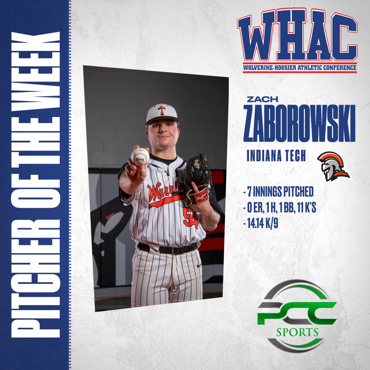 Congratulations to our Baseball Players of the Week!