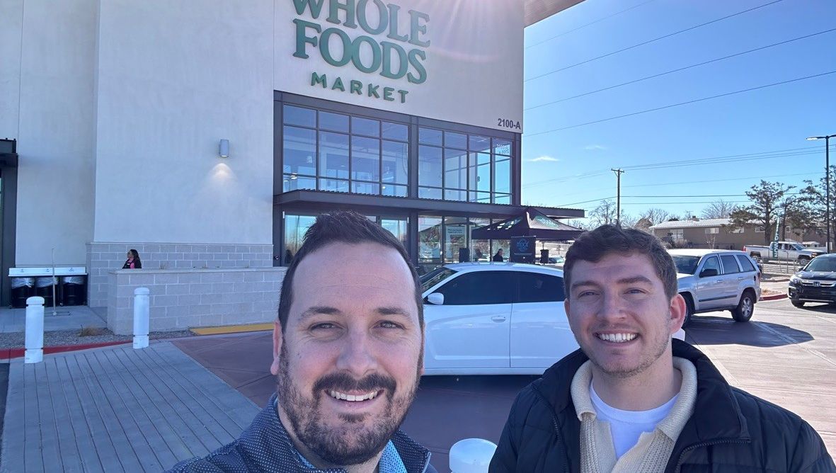 BRRarchitecture's tweet photo. Where in the world is BRR? We're in Albuquerque, New Mexico at a @WholeFoods store grand opening! BRR led the design of the 45,000 square-foot shell and tenant improvement project.
#WholeFoodsMarket #grocerydesign #retaildesign https://t.co/Kwwl3Is5XE