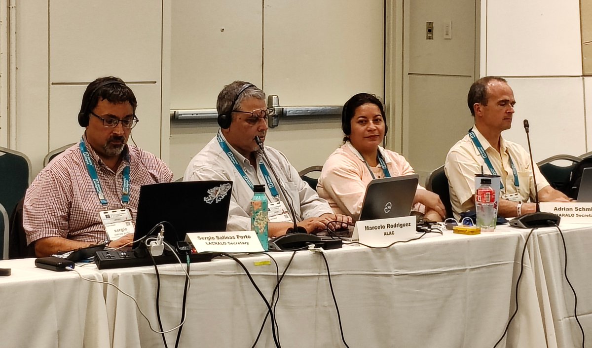 ICANN_es's tweet photo. Esta tarde durante #ICANN79, se llevó a cabo una productiva sesión de #NARALO en la que se compartió sobre lo más destacado del año fiscal, así como cuestiones de políticas relevantes para la región, y actualizaciones sobre el Plan Estratégico para el año fiscal 2026-2030. #ICANN https://t.co/PtHCN2zKG8