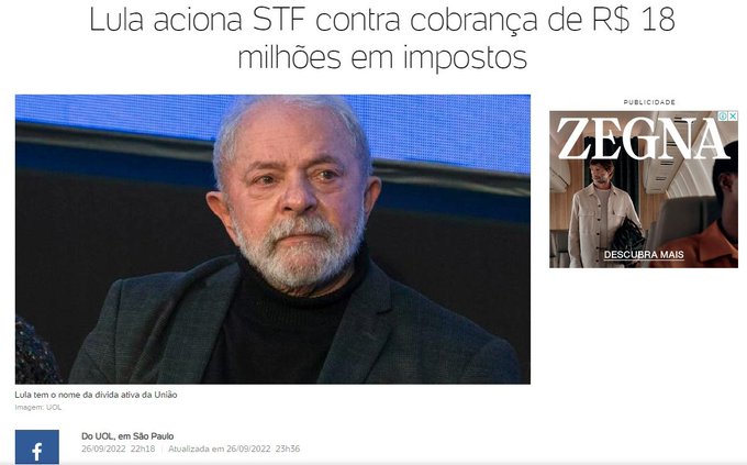rodd__serling's tweet photo. "Pagar imposto é bom"

Porém depende né Luis Inacio? https://t.co/Vd286qdHK7