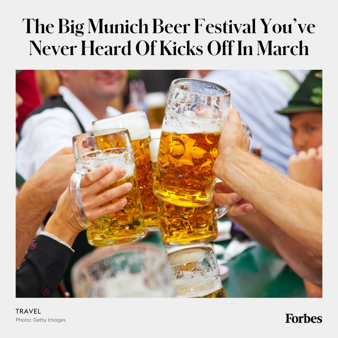 Everybody has heard of Oktoberfest. That’s the biggest beer festival in the world and the 2023 edition set new attendance records. Lesser known, but perhaps more fun (with better beer and without the tourist crowds), is Munich’s Starkbierfest. trib.al/Kybj5ry