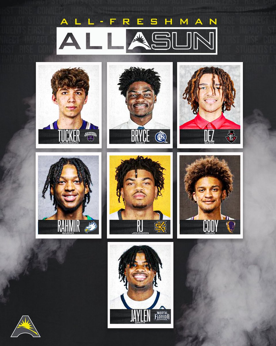Congratulations to all of our #ASUNMBB All-ASUN team members! ⬇️ 📰 | asunsports.org/news/2024/3/3/… #ASUNBuilt