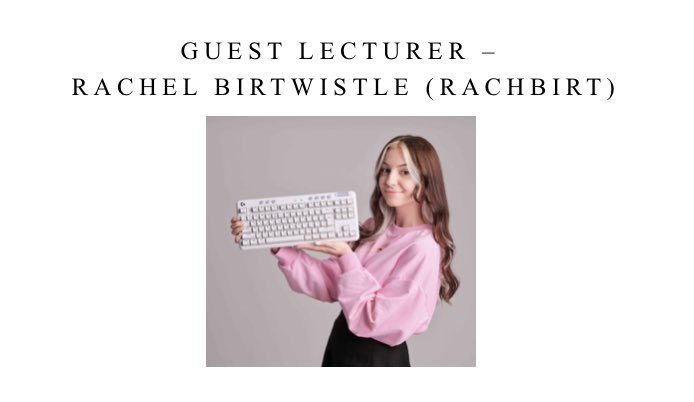 Gave my first university guest lecture today! 📚 Had fun talking about my 5 years as a content creator & journey through various marketing/social media and esports job roles - plus the drawbacks of ‘going viral’ and the progression of TikTok as a platform 🤓 hehe