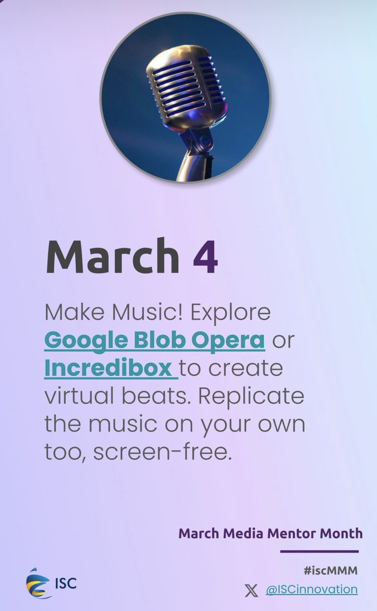 iLearnDSilva's tweet image. #iscMMM March is our MediaMentorMonth #March4