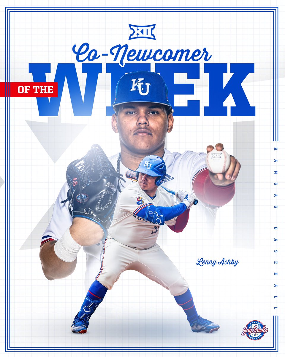 Vamo Lenny 🔥

<a href="/AshbyLenin/">Lenin Junior Ashby</a> is your Big 12 Co-Newcomer of the Week!

#RockChalk