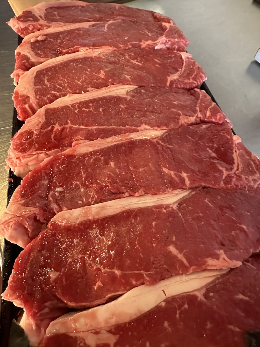 Stittsworth X deal only! $7.99 a pound on New York strips until we run out! Also as said on our Stittsworth Facebook page we will be giving away $100 Stittsworth gift card when we hit 2000 followers on this account!