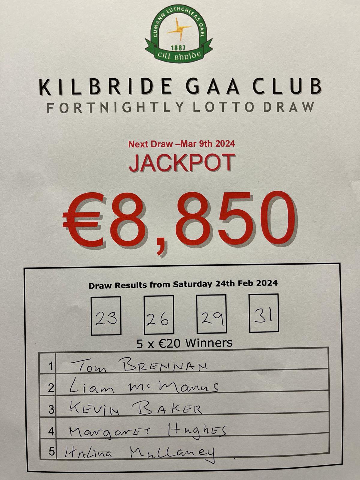 Lotto numbers for saturday the 9th of february deals