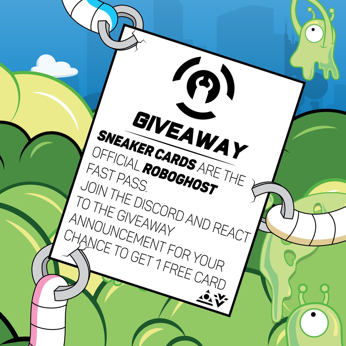 Sneaker Cards are not just a part of Sekure D history, they are the official FAST PASS for <a href="/TheRoboGhosts/">RoboGhosts (🤖👻)</a>.
To score a free pass, hit up our Discord, link in my Bio and react to the giveaway announcement!
See you in the Roboghost Allegiance!