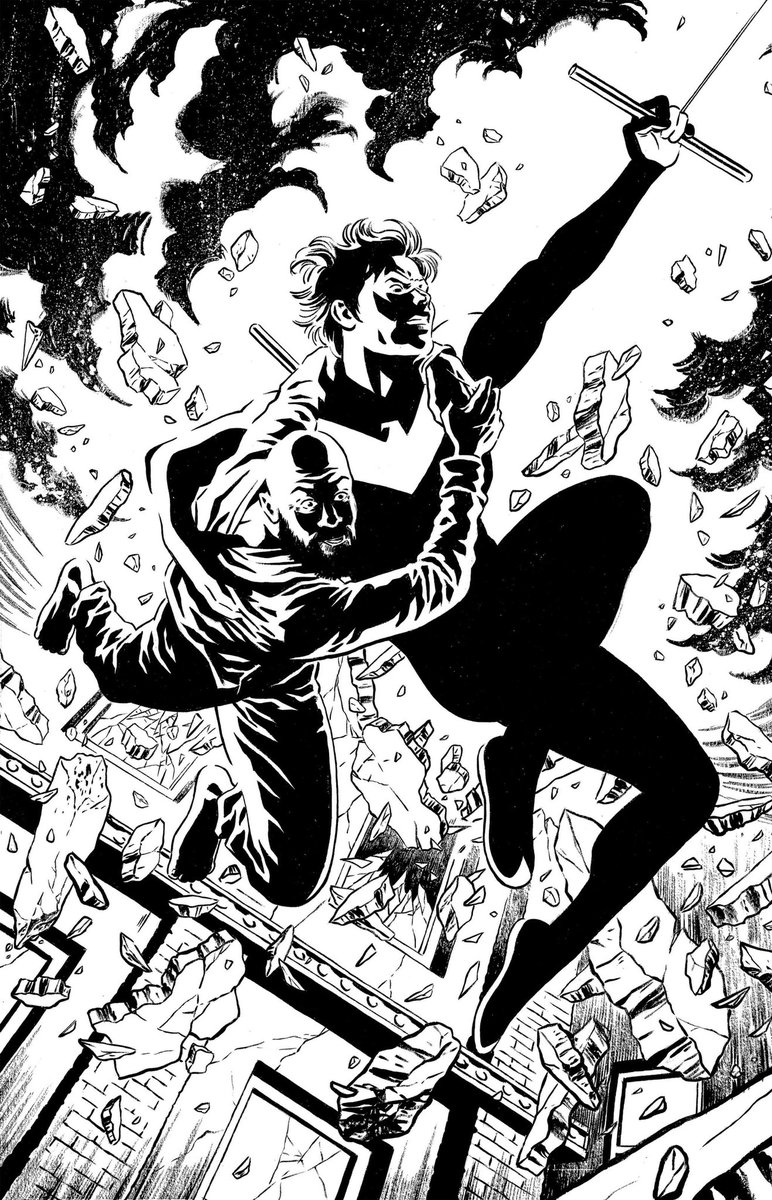 ogabrieljardim's tweet photo. Nightwing
#samples #comics #samplepages #dccomics #nightwing #traditionalart #ink https://t.co/DWaiJwxHar