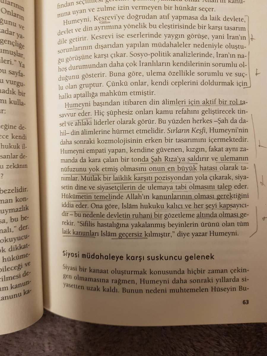 İran'daki iktidarın dayandığı siyasi ve dini argümanlar... İslam Devrimi ile amaçlanan neydi, ne oldu? Humeyni'nin çeşitli konulardaki görüşleri, iktidarı, öncesi ve sonrasıyla bugünkü İran'ı anlamamıza yardımcı bir eser... KatajunAmirpur Humeyni Bir İslam Devrimcisi İletişim