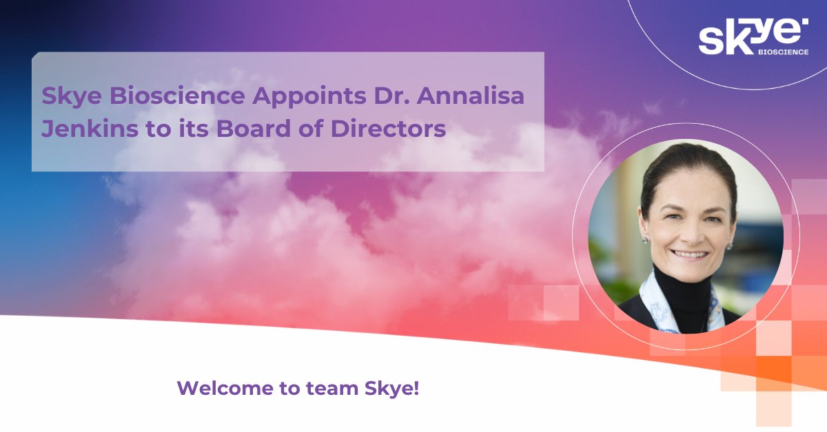 We welcome industry leader, Dr. Annalisa Jenkins, MBBS, FRCP, to our Board of Directors. For additional detail, read the full press release here: bit.ly/3Pb7YWr