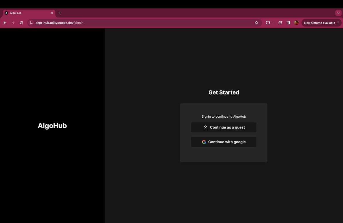 aditya172001's tweet photo. 🚀 Excited to unveil Algo Hub - my LeetCode clone! 🌐
✨ Features:
•Google OAuth2 for secure logins.
•Docker-powered code execution engine deployed on AWS EC2.
•CI/CD pipeline ensuring seamless backend deployment.
•Progress tracking &amp; TypeScript coding. https://t.co/3VYDr6mjJP