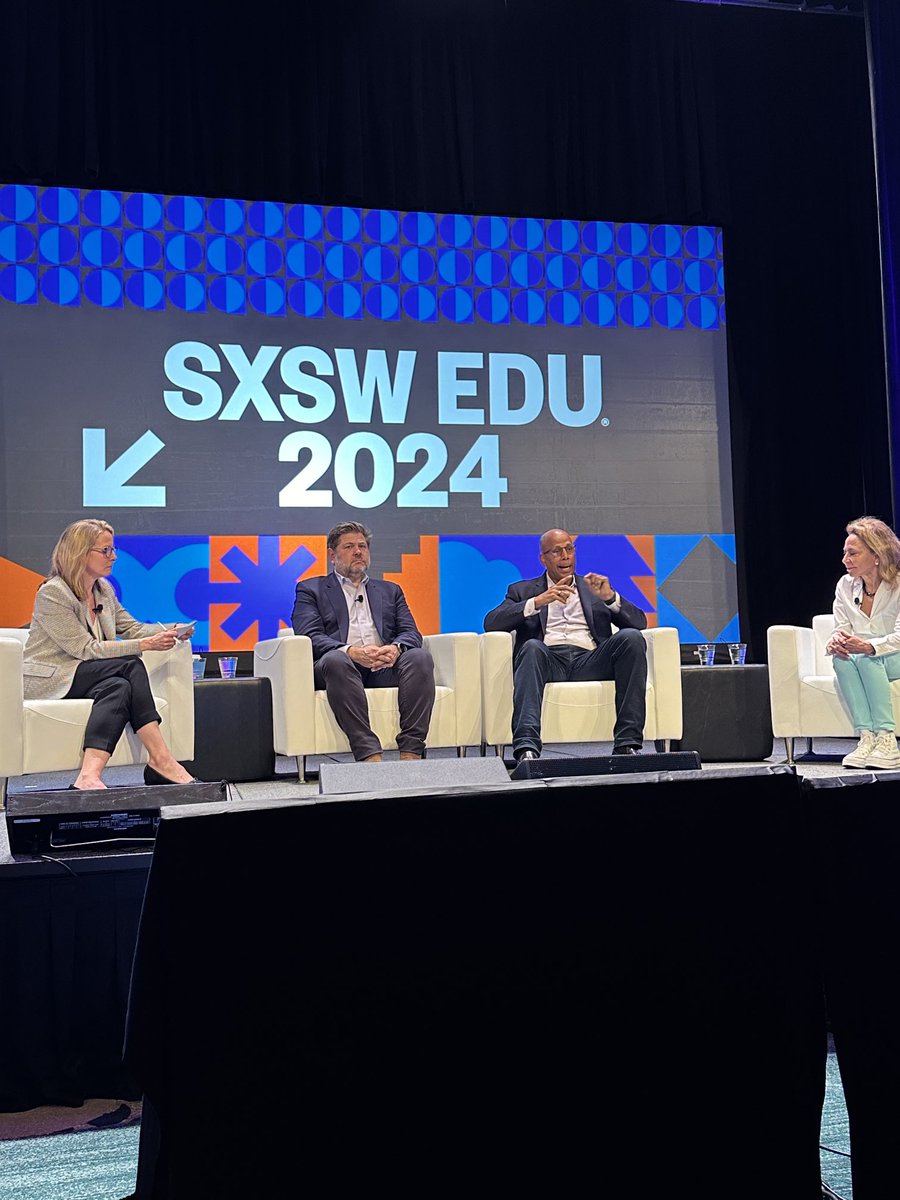 People still believe dna is destiny. We have to change those beliefs ..We have to invest in education r and d… we have to invest in context and shift infrastructure of Ai to help people engage in the economy not remove them from it. - ⁦<a href="/JIMSEDU/">Jim Shelton</a>⁩ #sxswedu