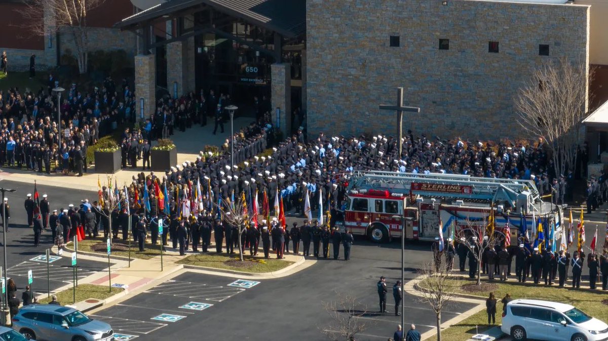 Chesapeake firefighters were among thousands who attended the Celebration of Life Service today honoring Firefighter Trevor Brown of Sterling Volunteer Fire Department.  Last call 3.4.2024
We’ll take it from here brother. 🙏 🚒