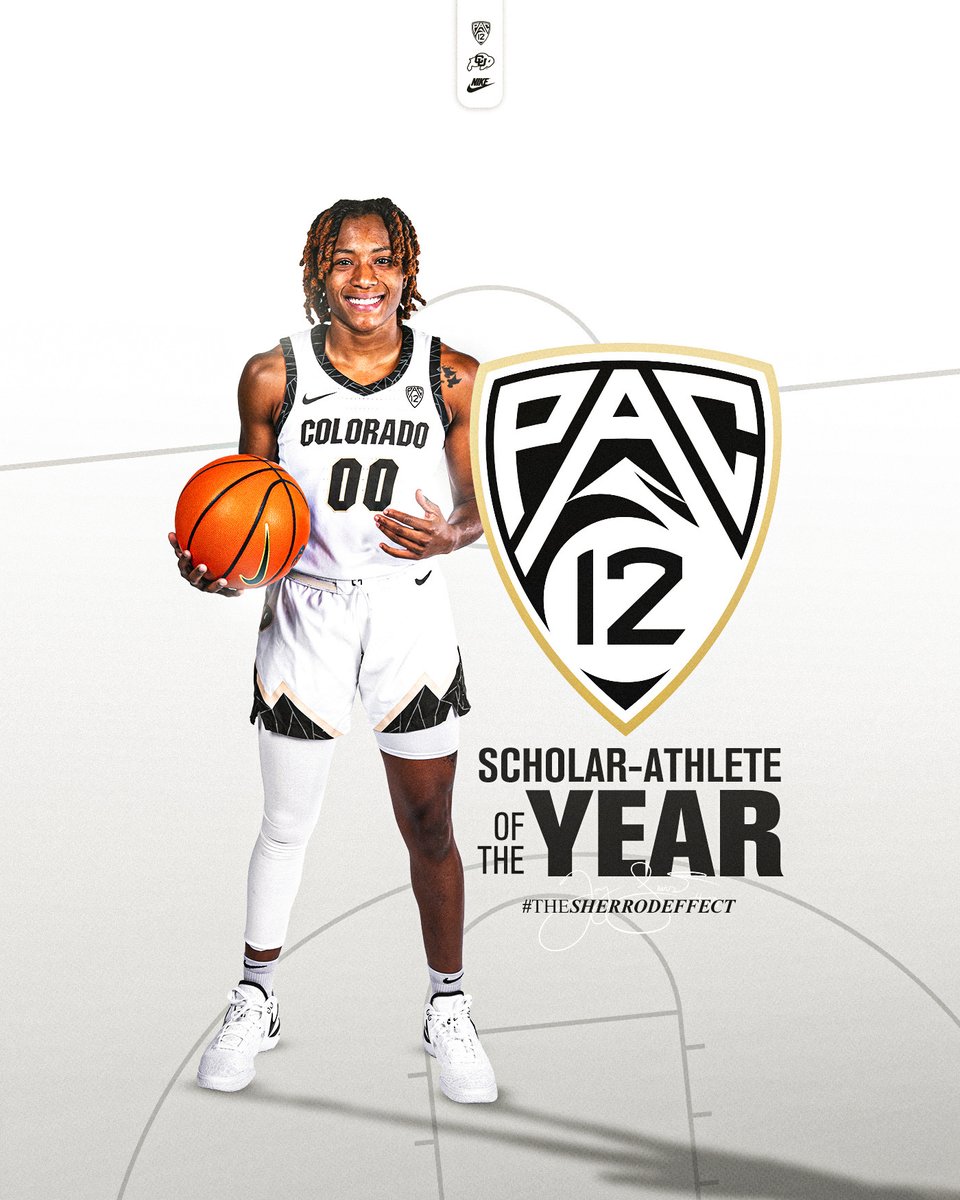 Your 2023-24 Pac-12 Scholar-Athlete of the Year is @JaylynSherrod ‼️🦬 🔗: bit.ly/49EurDq #GoBuffs