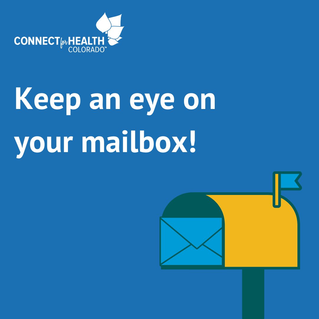 Don't forget! Keep an eye on your mailbox! Colorado's health insurance companies mail invoices, plan materials, and ID cards to all of their new customers. It takes about 10 business days from the time you apply to receive and process your application.