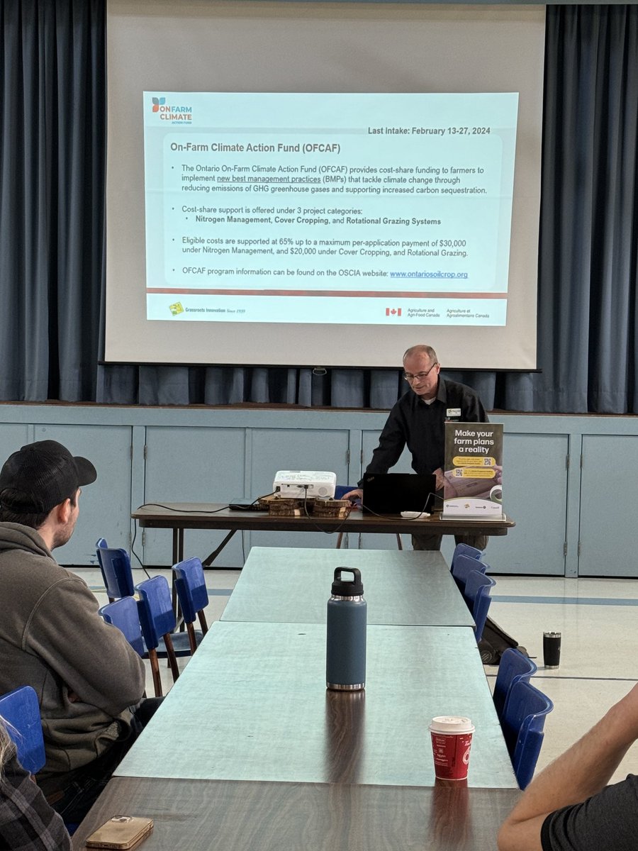 Thanks to everyone who came or entered in Ottawa Carleton Soil and Crop Seed show today. Also thanks for the great presentations!