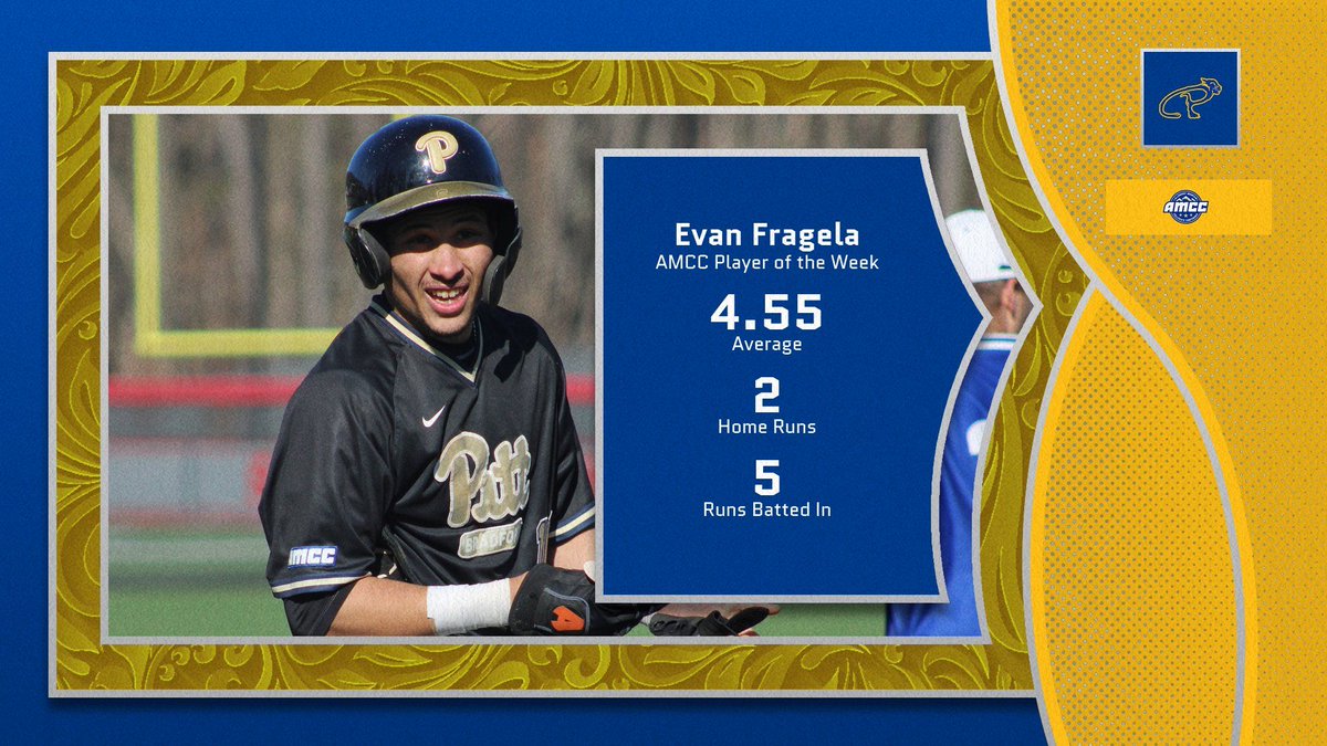 Evan Fragela Named AMCC Player of the Week 
buff.ly/3Ip3dou