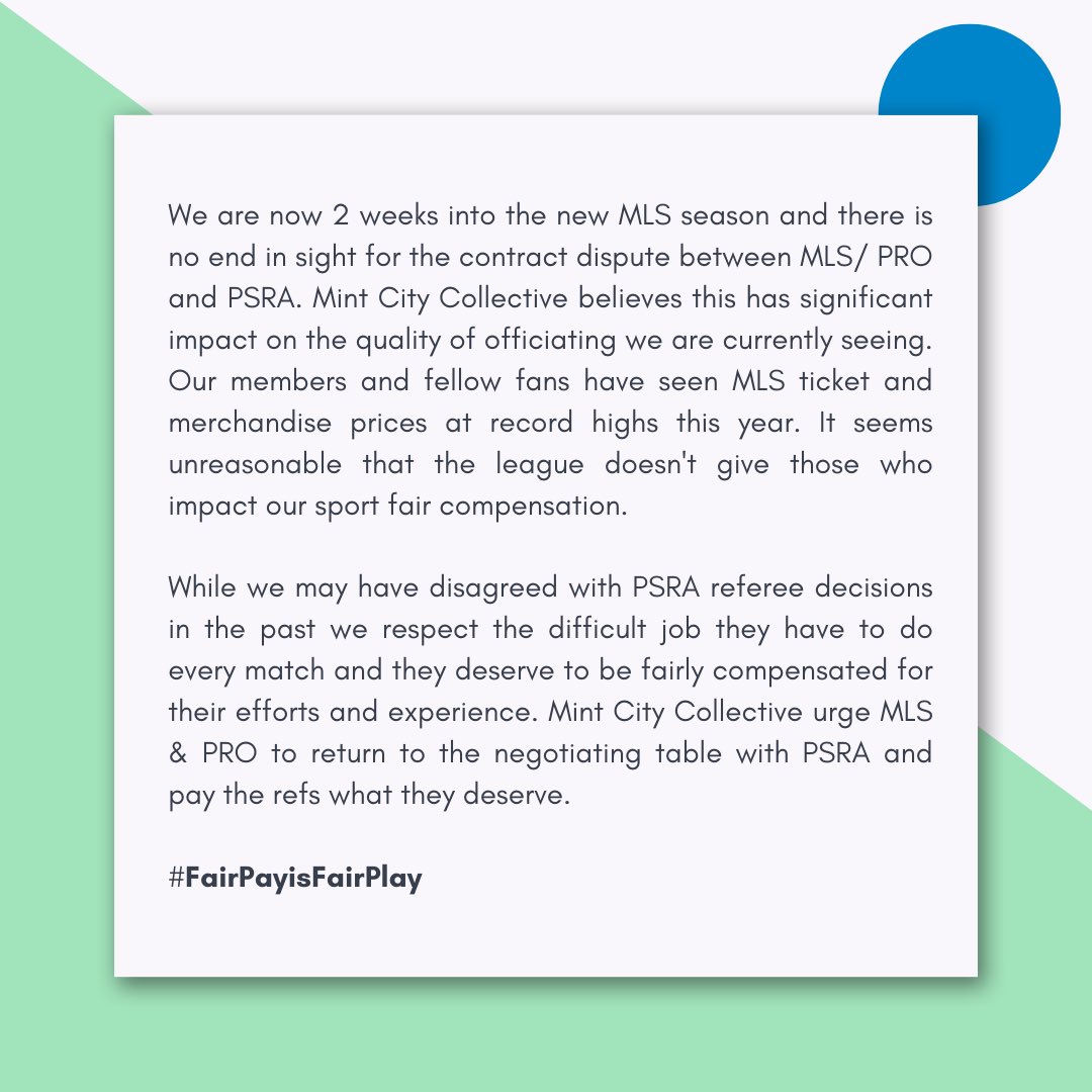 PAY YOUR REFS <a href="/MLS/">Major League Soccer</a> <a href="/thesoccerdon/">Don Garber</a> 
#fairpayisfairplay