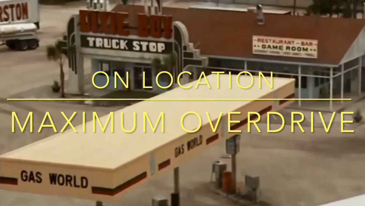 On Location: Maximum Overdrive youtu.be/GKZgIyEEsC0?si… via @YouTube #movielocations #maximumoverdrive