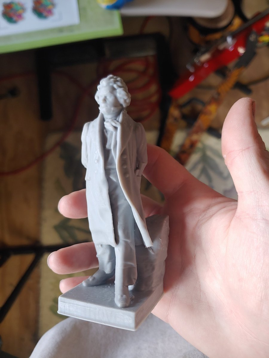 3dvoPrinting's tweet photo. Ludwig van Beethoven replica sold 
https://t.co/cPg7qYVLn3 
#beethoven #art #AI #posters #3dprinting #3d #sold https://t.co/Hryvtd0gFb