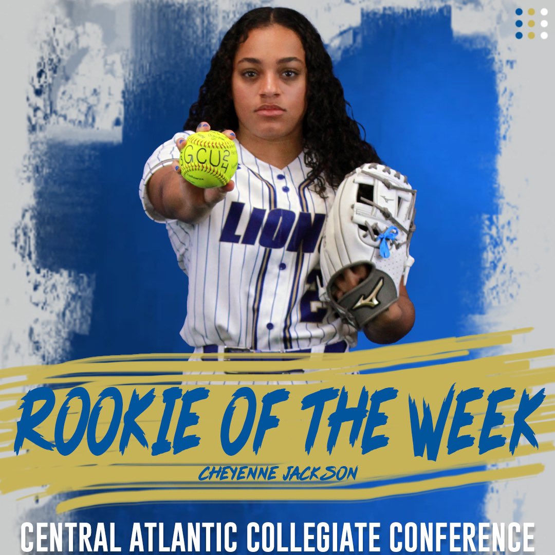 GCU Softball (@gcusb) on Twitter photo Congrats to these two Lions on earning <a href="/CACC01/">Central Atlantic Collegiate Conference</a> player & rookie of the week!!
In 6 games, Kaitlyn hit .583 with three home runs and 10 RBI!
Cheyenne hit .471 with a .654 on- base percentage, 12 runs and 8 stolen bases!
#BringtheJuice🧃 Congrats to these two Lions on earning <a href="/CACC01/">Central Atlantic Collegiate Conference</a> player & rookie of the week!!
In 6 games, Kaitlyn hit .583 with three home runs and 10 RBI!
Cheyenne hit .471 with a .654 on- base percentage, 12 runs and 8 stolen bases!
#BringtheJuice🧃