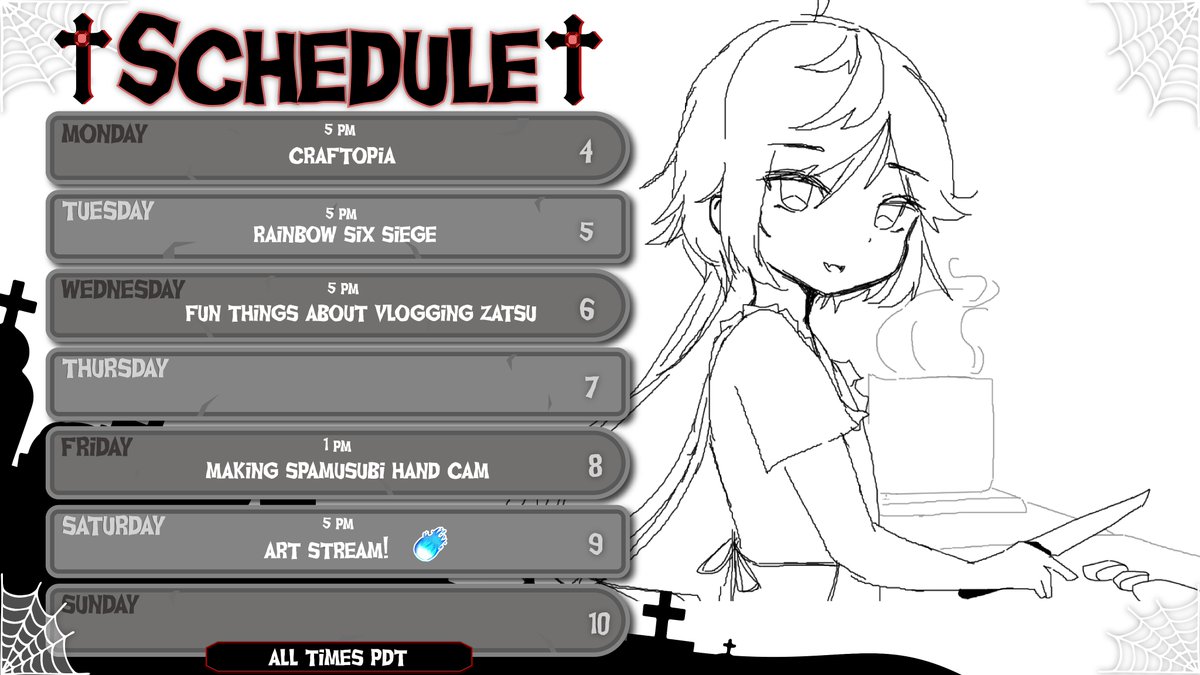 YureiYuko's tweet photo. 【WEEK MAR 4-10】
she cooking :D
👻 Live: #YukoLive
👻 Clips: #YukoClips
👻 Art: #YUYUtiful
👻 Memes: #SpookedSheetless https://t.co/qkTyGCu2xT