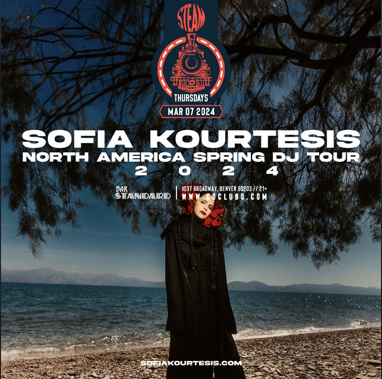 This Thursday, March 7th at 9 p.m., Peruvian DJ and producer, Sofia Kourtesis will grace the stage at Bar Standard for an unforgettable night. Tickets for the event start at $15. CoClubs.com for more information. #STEAMTHURSDAYS #DenverEvents #BiennialCultureClub