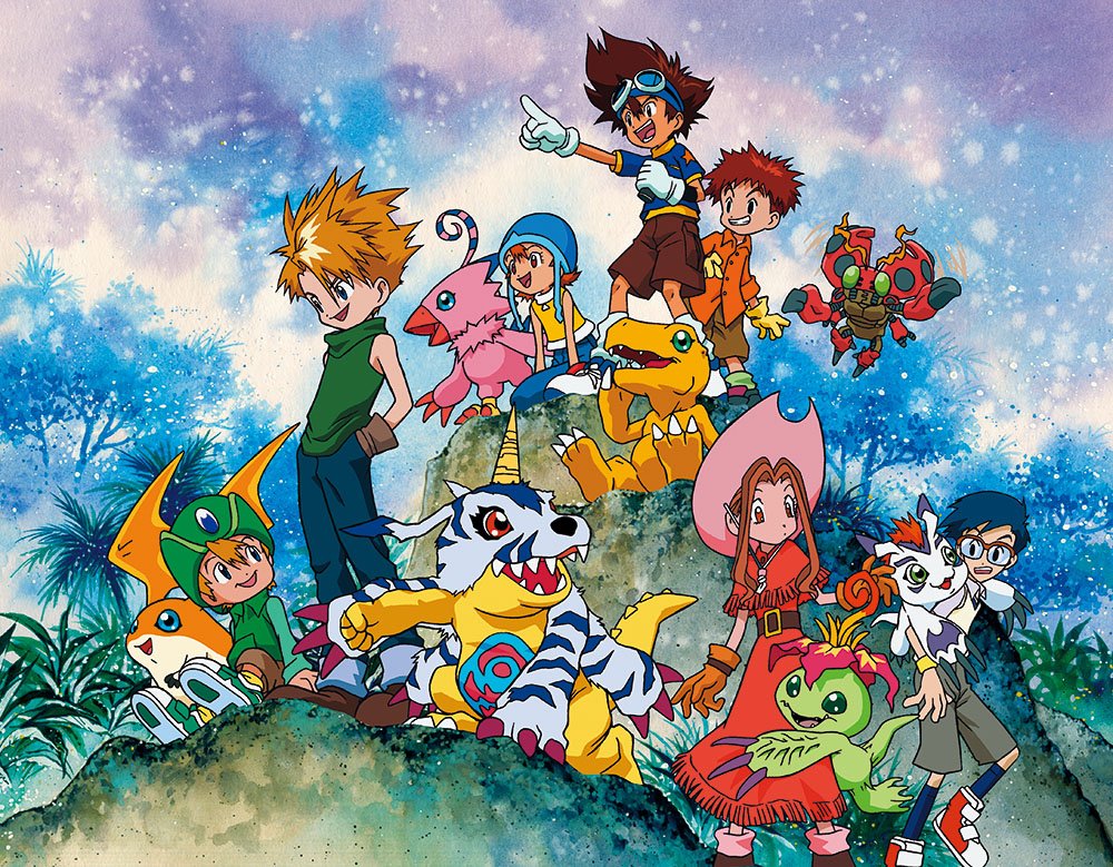 The original "Digimon Adventure" franchise turns 25 years old today 🦋🦋🦋 

Image © Fuji Television Network, Toei Animation