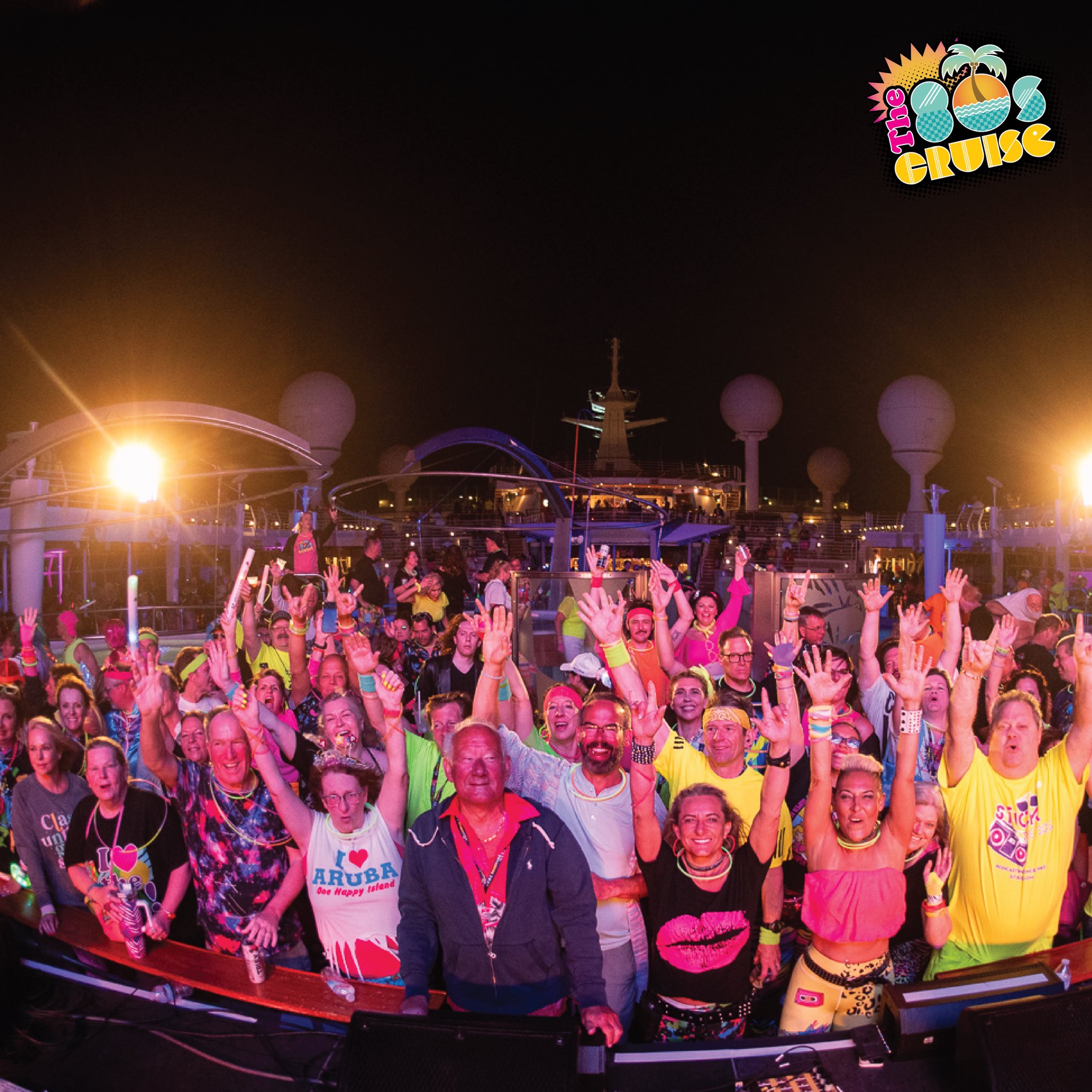 It's an Ultimate 80s Party! Who's ready to dance the night away onboard The  80s Cruise? #onlyonthe80scruise