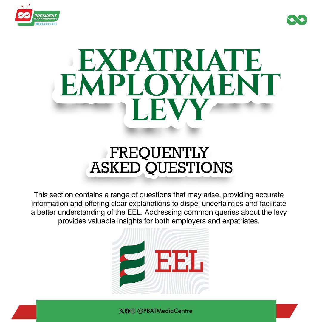 SAsekome's tweet image. Here is all you need to know about the Expatriate Employment Levy Initiative of the President @officialABAT led administration as simplified by the competent team of the @PBATMediaCentre through the common FAQs💥

#Thread 
#TrustInPBAT