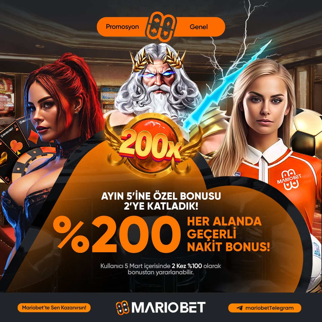 👈 Mariobet'te Özel Günler!

✅ Mariobet 5-15-25 Günleri Arası %100 Yatırım bonusunu Bu güne özel %200 Olarak güncellendi!

♾ Bu Gün Ayın 5'i Bonusun Güncel haliyle Seni Bekliyor! 

✔️ Mariobet'te kal kazanmaya devam et!