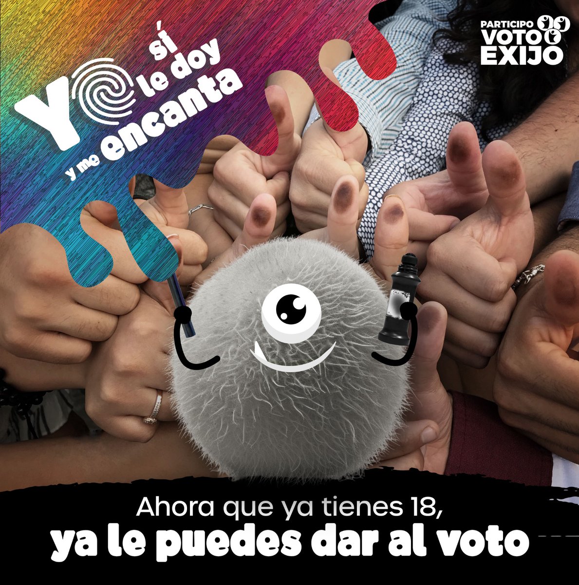 Coparmex_CDMX's tweet photo. 🗳️🖍️ ¡Te toca darle! Ahora que eres legalmente mayor de edad, prepárate para estrenar tu superpoder de votar este próximo 2 de junio. 🦸‍♀️🦸‍♂️

#YoSíLeDoyYMeEncanta 😏 https://t.co/aJp2AN1vwT