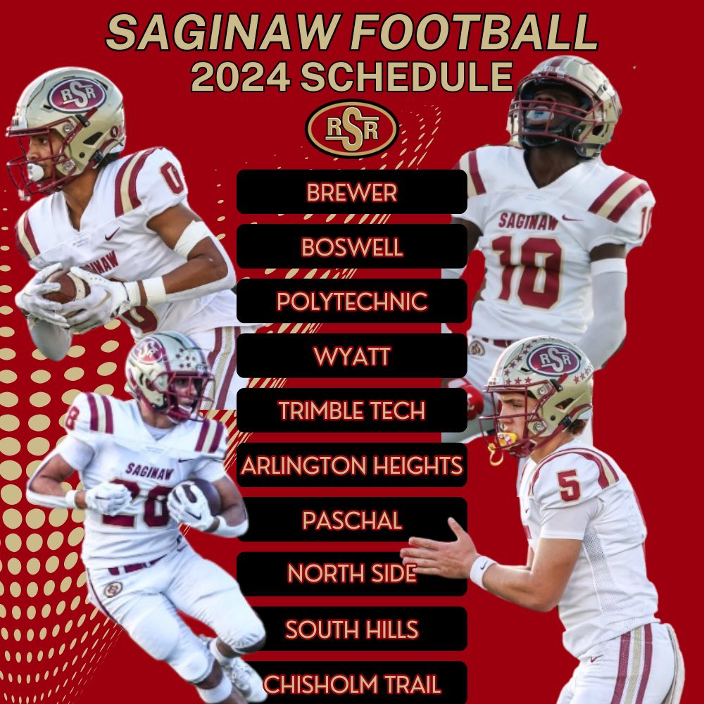 Next years schedule👀