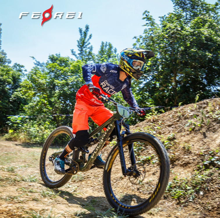 High performance carbon fiber mountain bike wheelset #bicycleparts #bikewheelset #carbonfiber #Ferei