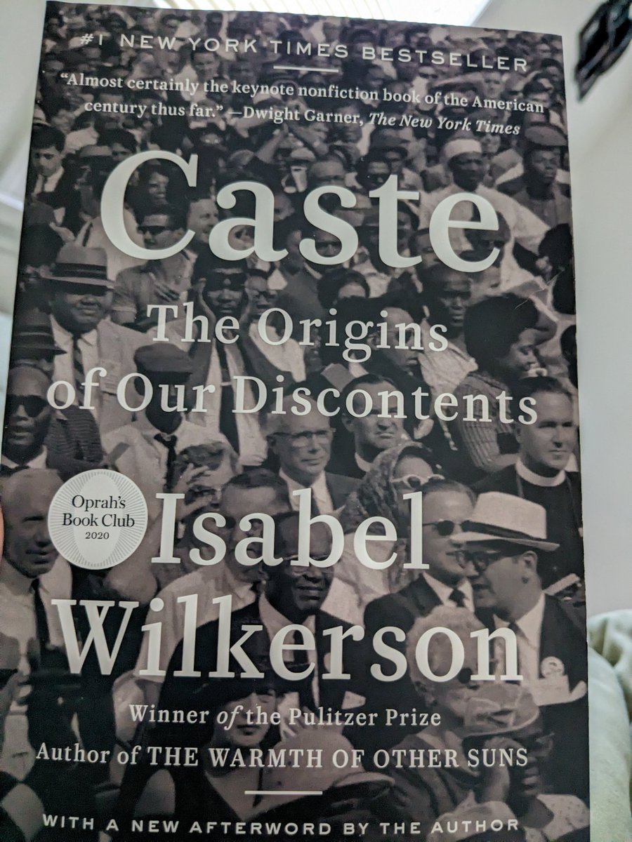 Another book I'm reading.  #caste #isabelwilkerson